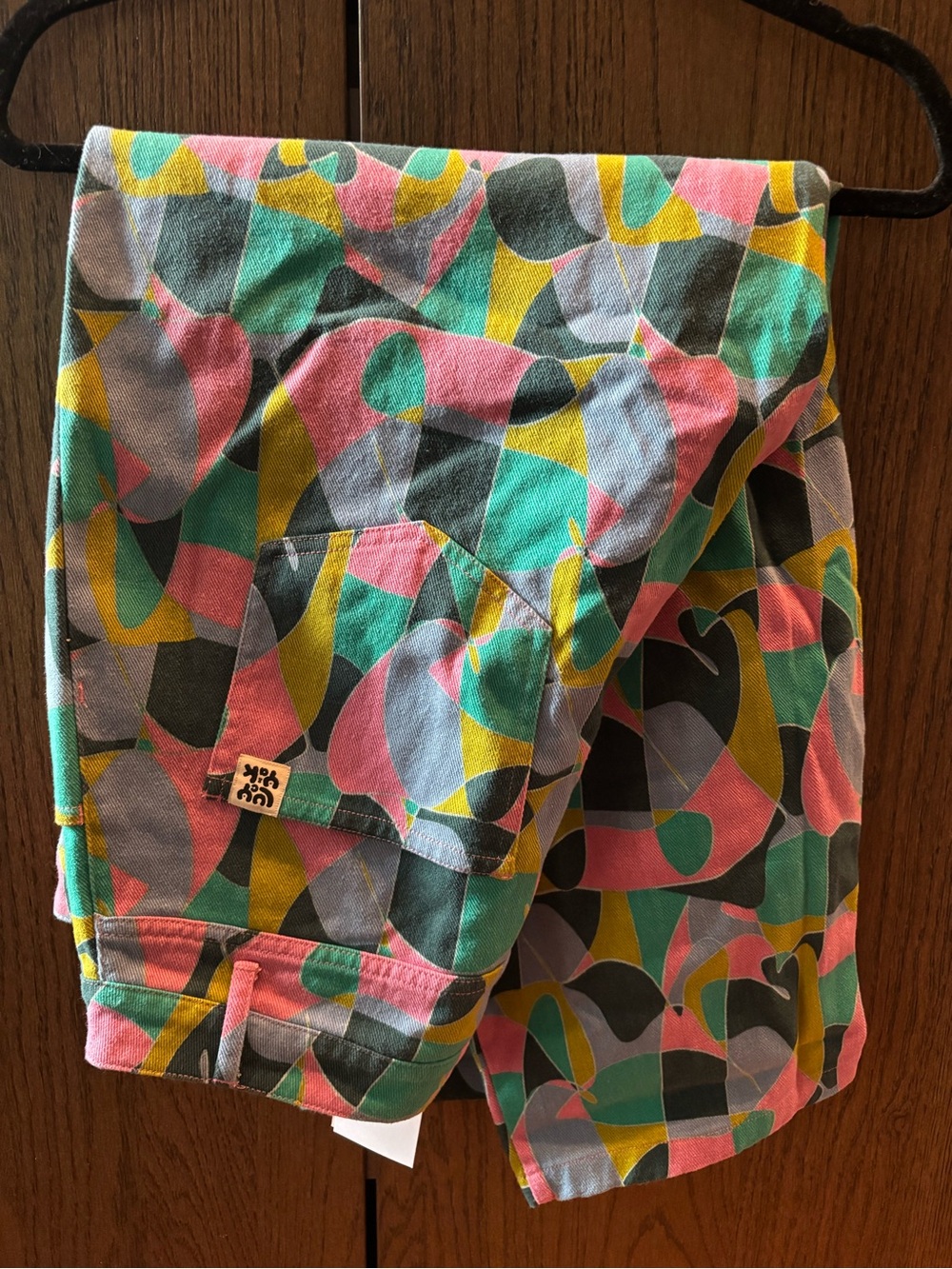 NWT Lucy & Yak Make a Statement Geometric Cotton Pants